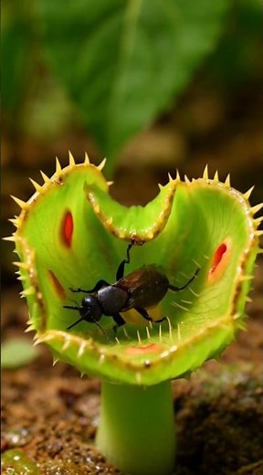 Plants That Eat Meat 🌿🥩 | Shocking Nature Facts | Part-1 #shorts #carnivorousplants #nature #science