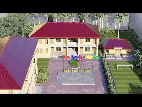 Complete Infrastructure 3D Animation Video of Public School for Class 1 to 5