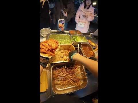 Chinese Street Food Livestream | POV Giant Flatbread Technique with Real Market Sounds