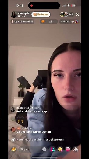 German Girls Dirty Black Socks on Livestream