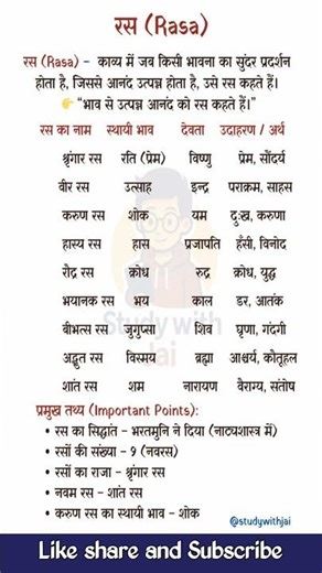 रस क्या है? | Ras in Hindi Grammar | सभी प्रतियोगी परीक्षाओं के लिए🔥