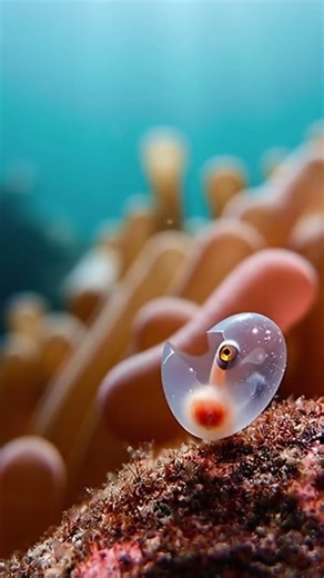 The moment the ocean gains a few new clowns 🤡🐟💛 #wildlife #ClownfishHatch #oceanlife #AquariumTok