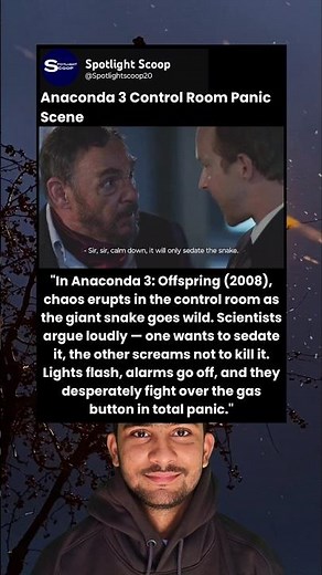 "In Anaconda 3: Offspring (2008), chaos erupts in the control room