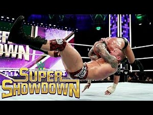 Randy orton vs triple h super showdown match - video