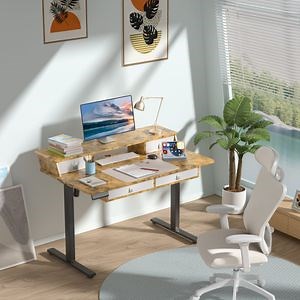 [Hot Item] Portable Multi-Function Study Desk - Adjustable Height Laptop Table for Home/Office Standing Work