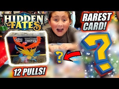 WE PULLED THE RAREST POKEMON CARD IN HIDDEN FATES! BEST ELITE TRAINER BOX OPENING! NEW LAUNCH PARTY!