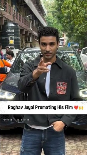#raghavjuyal promoting his film #trendingshorts #trending