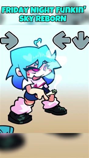 Friday Night Funkin' Sky: REBORN - Sky (Mobile Mix) #shorts