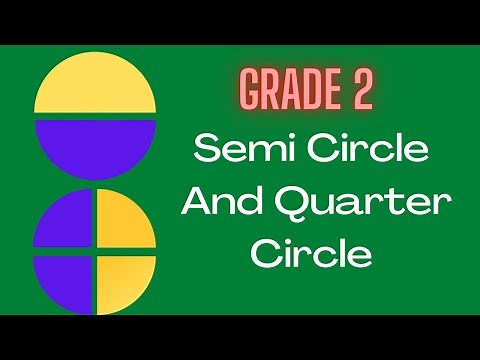 Semi Circle And Quarter Circle I Grade 2 I SNC I Mathematics I PEN Academy