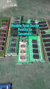 Did you know you could potentially double your profits off RAM with this simple trick? #scrapmetal #scrapmetalrecycling #copperscrap #electronicscrap | iScrap App