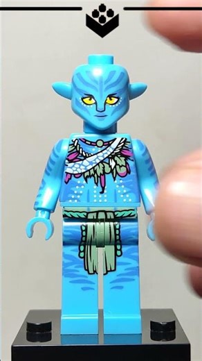 LEGO Avatar | Neytiri | Unofficial Lego Minifigure #shorts #avatar #lego #zoesaldana