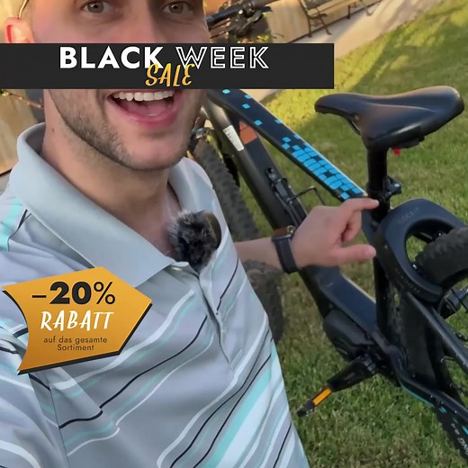 Unser größter Black Week Sale ist jetzt online 🥳 🙌 Wir schenken euch unglaubliche 20% Rabatt auf das gesamte Sortiment (auf alle smarten Fahrradschlösser von I LOCK IT)‼️ 🎁 Übrigens eignet sich unsere Black Week Aktion zur perfekte Gelegenheit für ein ultimatives Weihnachtsgeschenk für Euch und eure Liebsten 🫶 🚲 Das smarte Fahrradschloss schützt euer Fahrrad mit: ✅ GPS Tracking ✅ Integrierte Alarmanlage & Bewegungssensor ✅ Schlüssellos ✅ Made in Germany ✅ Steuerung mit App ✅ Von Experten em