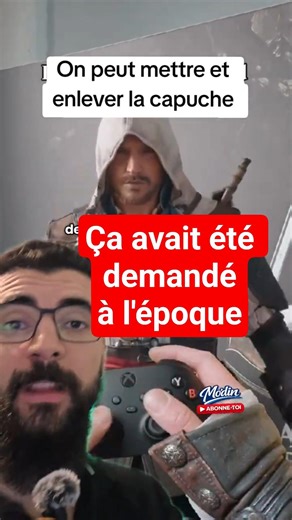 🎙️😲 C'est officiel on peut retirer et remettre la capuche quand on veut #assassinscreed #resynced