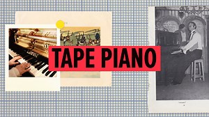 NEW LABS Tape Piano!📼 A modern upright piano processed with vintage tape machines for that coveted lo-fi piano sound. Featuring tape loops, echoes, and even a magnetic card reader — use the variation slider to move from warm and wobbly to gritty and unpredictable. Download for free - https://bit.ly/3OVaRYK | Spitfire Audio