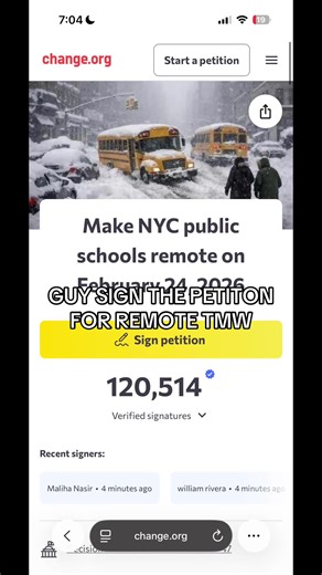 Sign the Petition for Remote Learning in NYC Schools