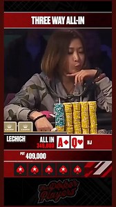 34K views · 105 reactions | Insane Three Way All-In. . . . . #poker...