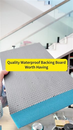 High-quality waterproof backing board#waterproofbackingboard #waterproofing #backerboard #construction #bathroomrenovation