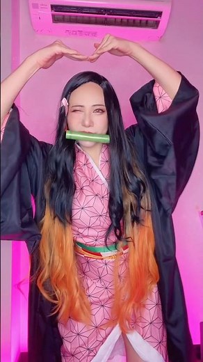 How Nezuko Celebrates Tanjiro’s Wins! #demonslayer #kimetsunoyaiba #nezuko #cosplay #cosplayer