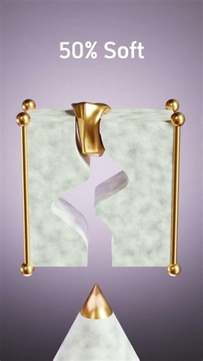 Soft Body Simulation In Blender 😱🔥 #3d #blender #satisfying#shorts #softbodysimulation