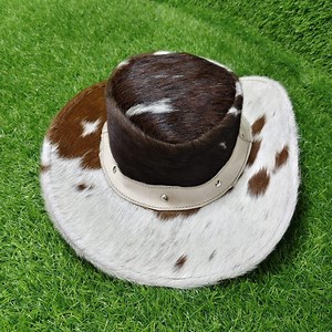 Handmade Cowhide Leather Cowboy Hat: Western Style Outback Hat - Etsy