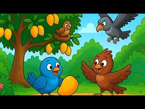 🥭 The Magical Mango Tree – A Sweet Story for Children | Kannada Moral Story for Kids