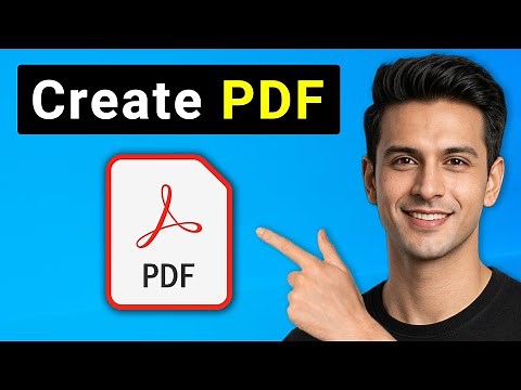 How to Make PDF File in Laptop (Step By Step)
