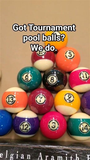 Check out these incredible Aramith Tournament pool balls in stock today at Billiard Towne in Nj.