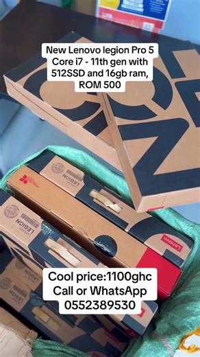 Lenovo Legion Pro 5: Potente y Asequible en Ghana