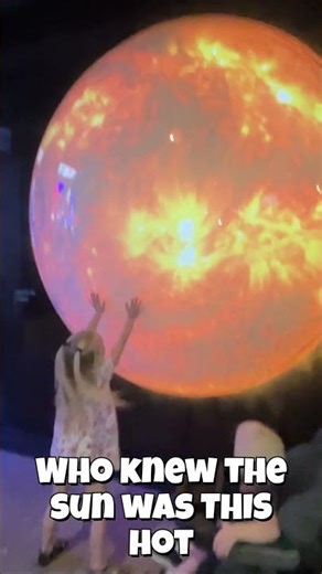 Kids Touch the SUN at the Space Center ☀️😂