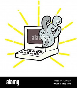 A simple looping animated cartoon doodle