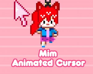 Marching Pixel Mim [Animated Mouse cursor] by GamingWithMim