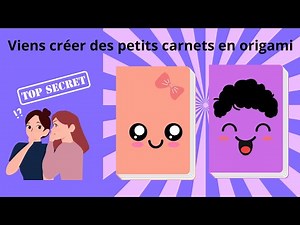 TUTO FAIRE UN PETIT CAHIER EN ORIGAMI