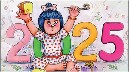 ‘Here’s to more Maskarahat’: Amul wishes Happy New Year with cute doodle