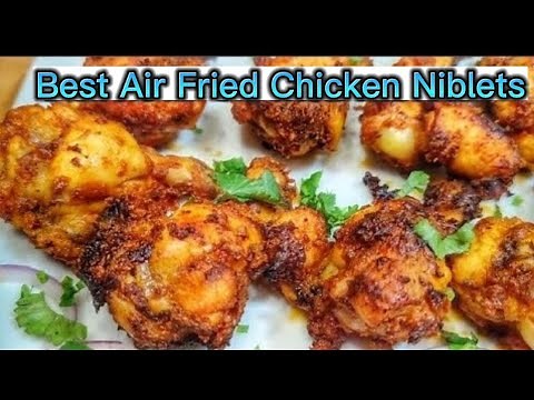 Crispy & Juicy Air fryer Chicken Niblets easy | air fryer chicken chunks #chickenrecipe #airfryer
