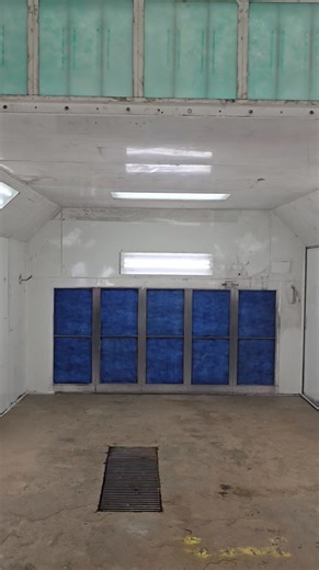 Spray booth up and running, has good air flow for nice, clean paint jobs. Contact us for any rust, restoration, or collision repairs that you, or someone you know may be in need of | 322 Rust Repair & Restoration | Facebook