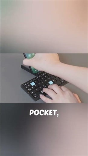 This Tiny Keyboard Replaces Your Laptop?! 😳 #keyboard