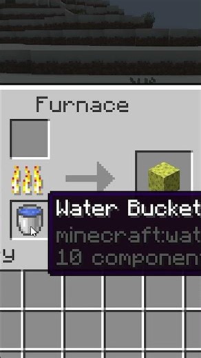Did You Know About This Furnace Recipe Trick? #shorts #minecraftshorts #minecraftmemes