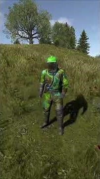 KICK HAZMAT! (GREEN CAMOUFLAGE!) #rust #rustskins #rustshorts #rustclips #twitch #shorts