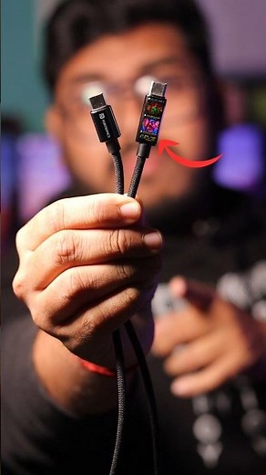 Charging Cable With Display ⚡️ Portronics Konnect View 100W Type C charging Cable 🔥