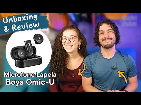 Microfone Lapela Boya Omic-U - Unboxing e Review