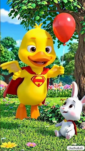 Chu Chu Duck Rescues The Balloon! 🎈🦆 | Cute Kids Cartoons #shorts #toddler #chuchutv
