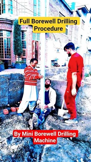 Mini Bore Machine Video | Small Water Boring Machine | Full Borewell Drilling #borewelldrilling