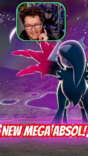 NEW MEGA ABSOL Reaction in POKEMON DLC! #pokemon #gaming #reaction #streamer #shorts
