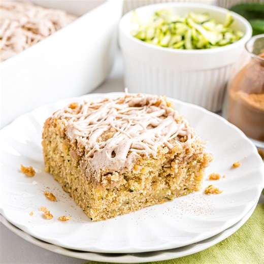 1.9K views · 11 reactions | This Zucchini Crumb Cake has an ultra moist base with buttery streusel topping and sweet cinnamon glaze. A perfect way to use up your garden fresh zucchini. RECIPE: https://www.shugarysweets.com/zucchini-crumb-cake/ #zucchinirecipes #crumbcake | Shugary Sweets | Facebook