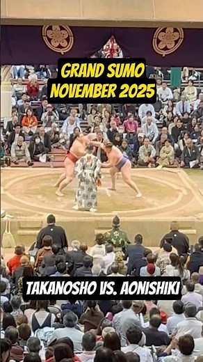 Takanosho vs. Aonishiki: Grand Sumo November 2025