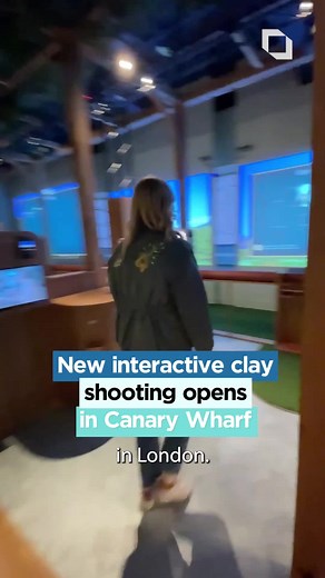 1.5K views · 11 reactions | There's a new virtual experience where you can enjoy the thrills of clay shooting in London! Check out Clays in Canary Wharf for some target practice with friends or work colleagues.  @clays_bar #clayslondon #thingstodoinlondon #londonactivity #londonideas | London Live | Facebook