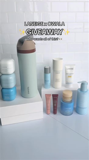 Owala and Laneige Hydration Giveaway