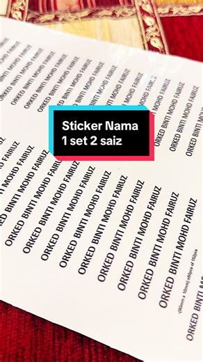Durable Name Stickers for School Supplies