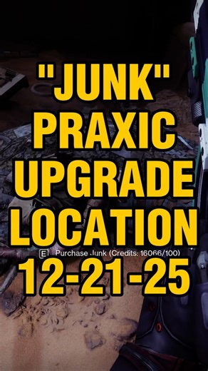 Praxic Blade Refraction Upgrade Location 12/21 #destiny2 #destiny2guide #destiny2renegades #guide