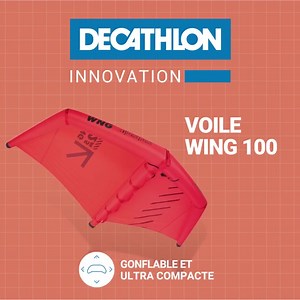 Laissez-vous porter par le vent ⛵ Une wing légère et compacte pour découvrir la pratique sur terre en skate, roller ou sur mer sur un stand up paddle ! https://decath.page.link/pZCbhK1JwtUvymcU7 | Decathlon Houdemont